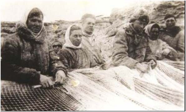 Lithuanians deported to Trofimovsk, Siberia, 1949