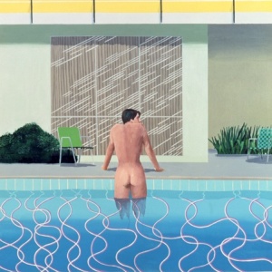 David-Hockney-Peter-Getting-Out-of-Nicks-Pool-1966-Acrylic-on-Canvas-84-x-84-c-David-Hockney